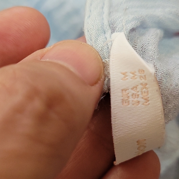 Zara top in a cheesecloth material size S/M - Picture 8 of 8